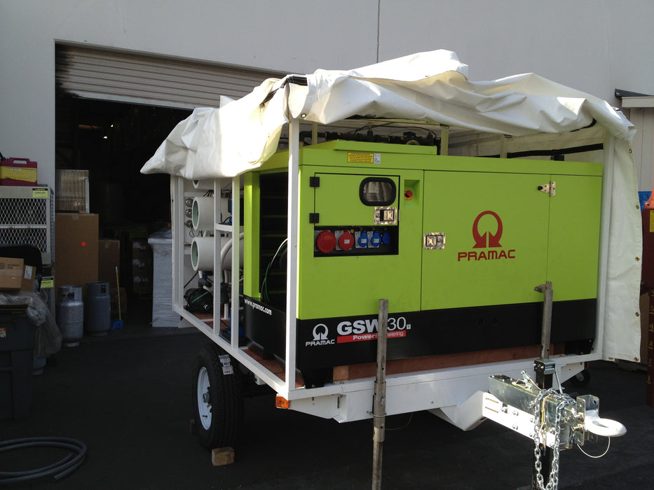 Trailer-Mounted Seawater ROWPU Systems for UN Military Disaster Relief