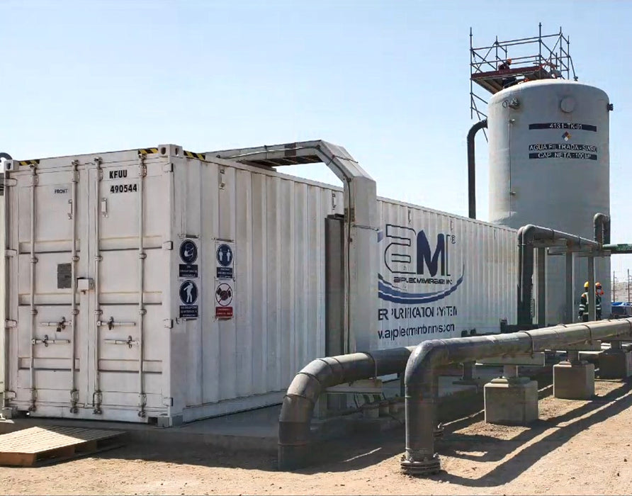 Containerized Seawater Desalination Plant for Mining Operation